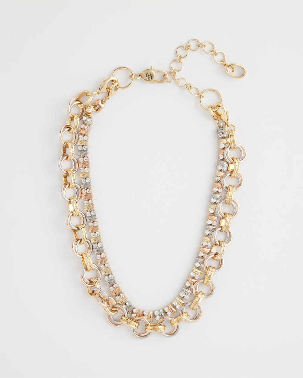 Chico's | Convertible Tri-Tone Short Necklace/ Mixed Metals