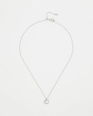 Chico's | Silver Pearl Single Strand Necklace/ Silver