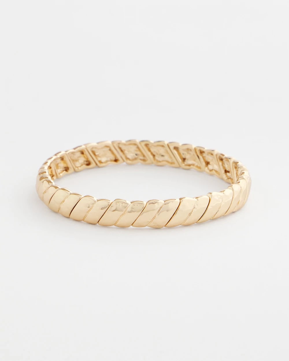 Chico's | Thin Twist Stretch Bracelet/ Gold