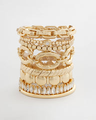 Chico's | Thin Twist Stretch Bracelet/ Gold