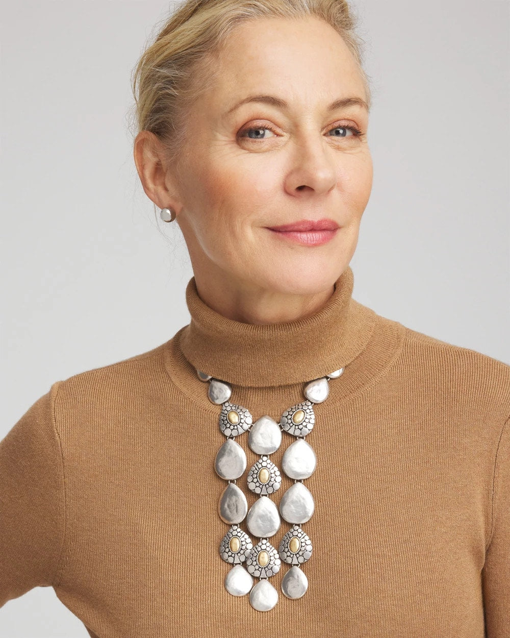 Chico's | Island Metal Linear Necklace/ Mixed Metals