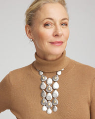 Chico's | Island Metal Linear Necklace/ Mixed Metals