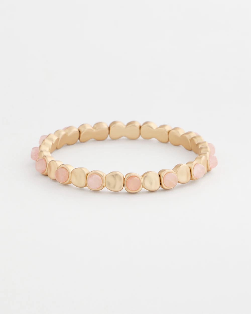 Chico's | Blush Mini Circle Stretch Bracelet/ Blush