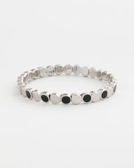 Chico's | Black Mini Circle Stretch Bracelet/ Black