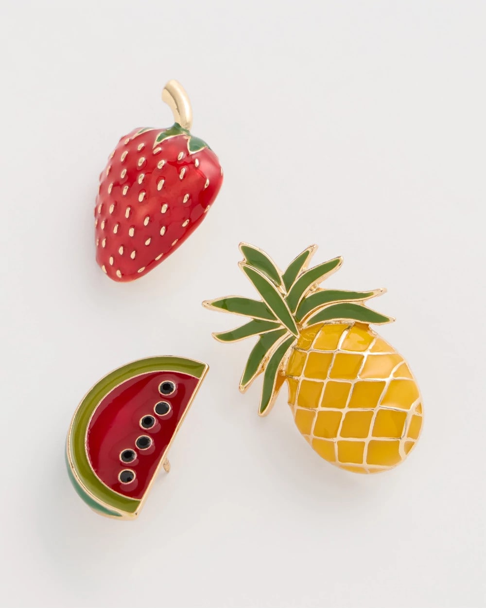 Chico's | Fruit Brooch Set/ Multi