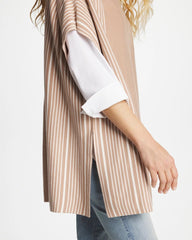 Chico's | Turtleneck Sweater Poncho/ Vanilla Chai