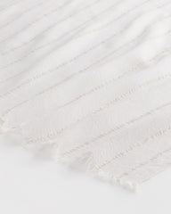 Chico's | Lurex Oblong Scarf/ White