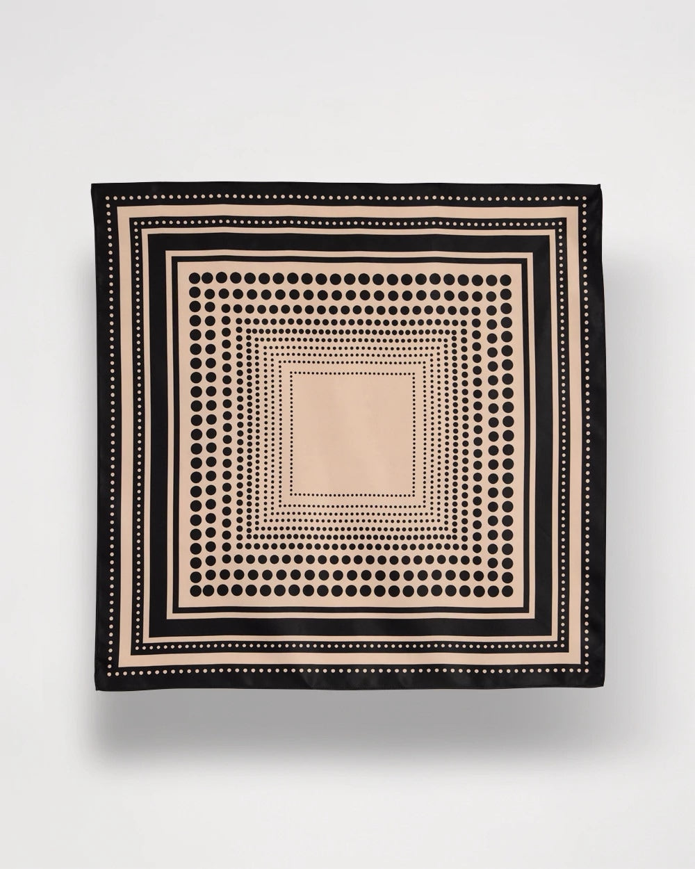 Chico's | Polka Dot Square Scarf/ Black