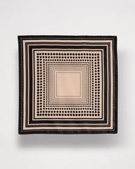 Chico's | Polka Dot Square Scarf/ Black
