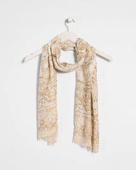 Chico's | Foiled Oblong Scarf/ Neutral