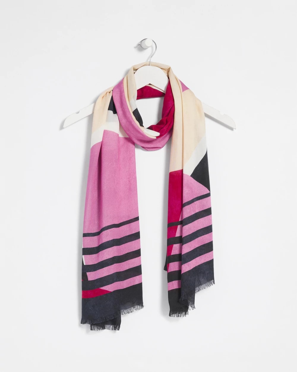 Chico's | Berry Compote Oblong Scarf/ Berry Compote