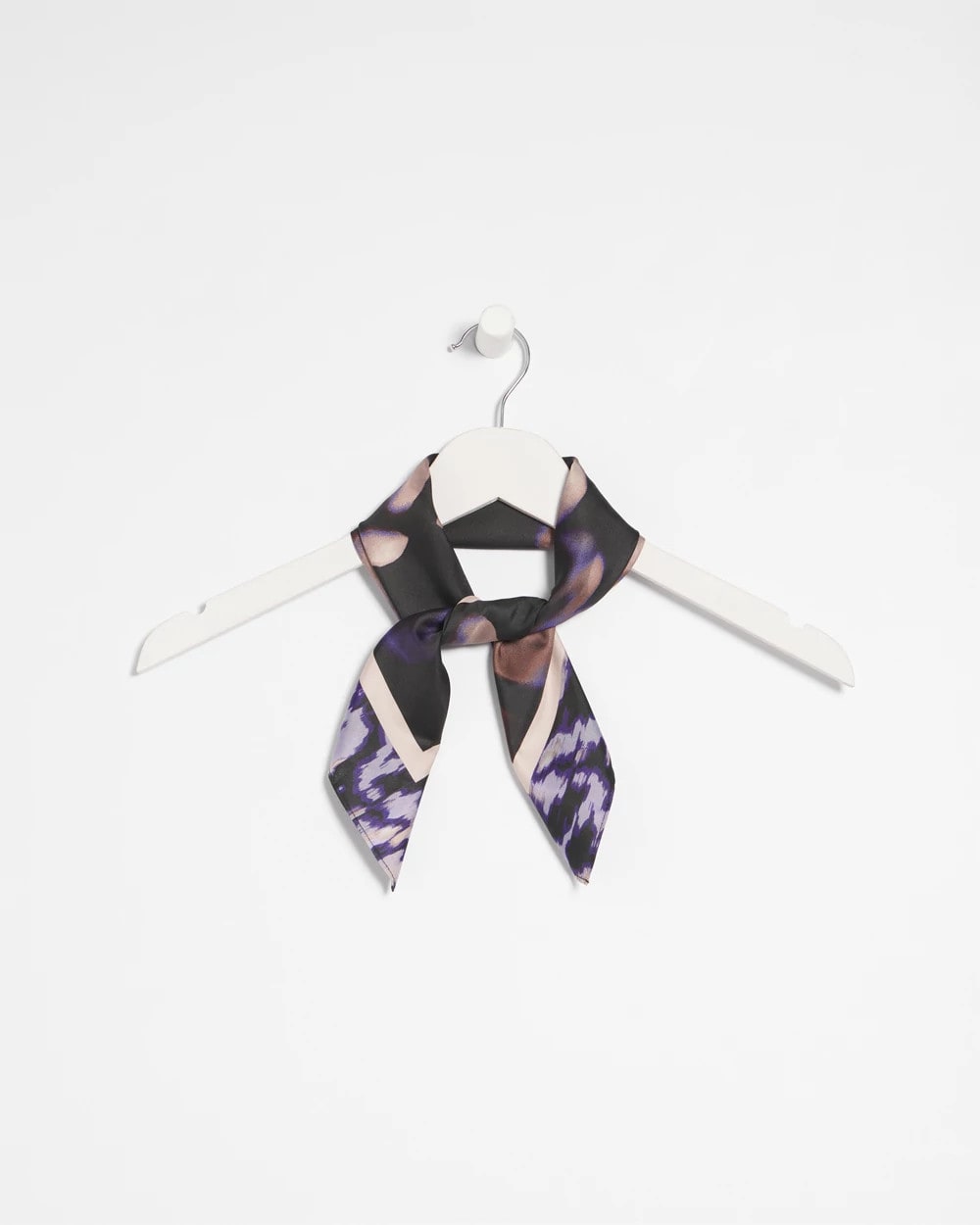 Chico's | Fjord Flora Square Neckerchief Scarf/ Black