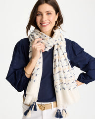 Chico's | Fringe Oblong Scarf/ Multi