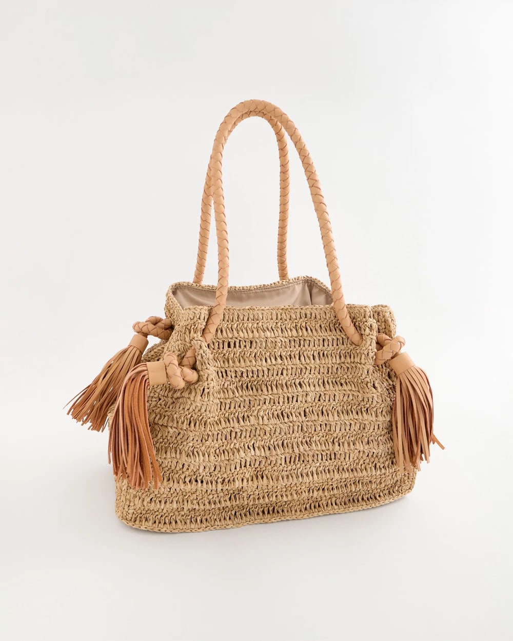 Chico's | Chico's x Romi Boho 4-Tassel Tote/ Natural