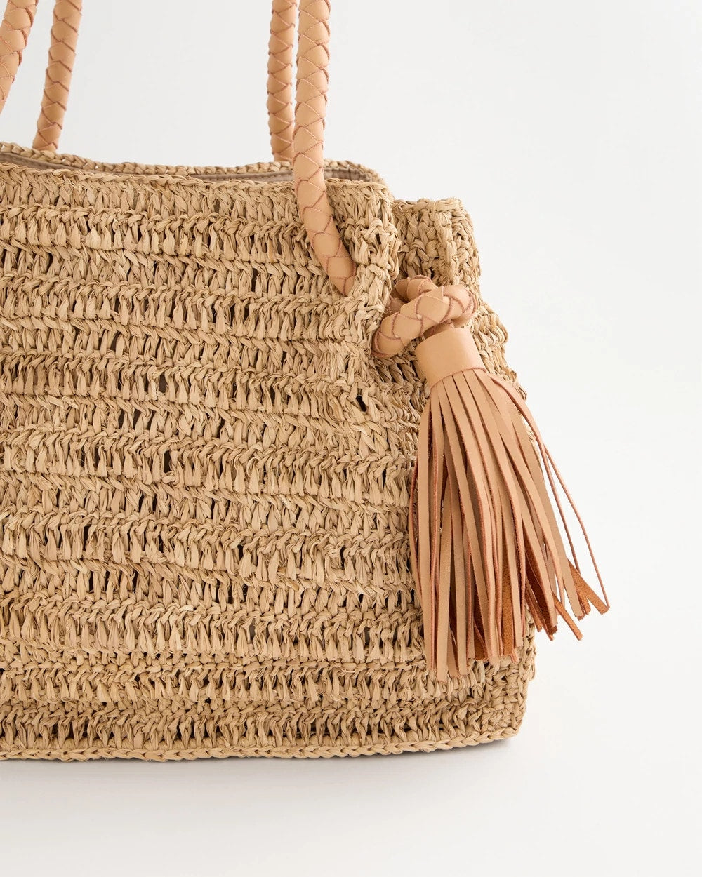 Chico's | Chico's x Romi Boho 4-Tassel Tote/ Natural