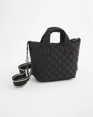 Chico's | Quilted Cross Body Sport Tote Bag/ Black