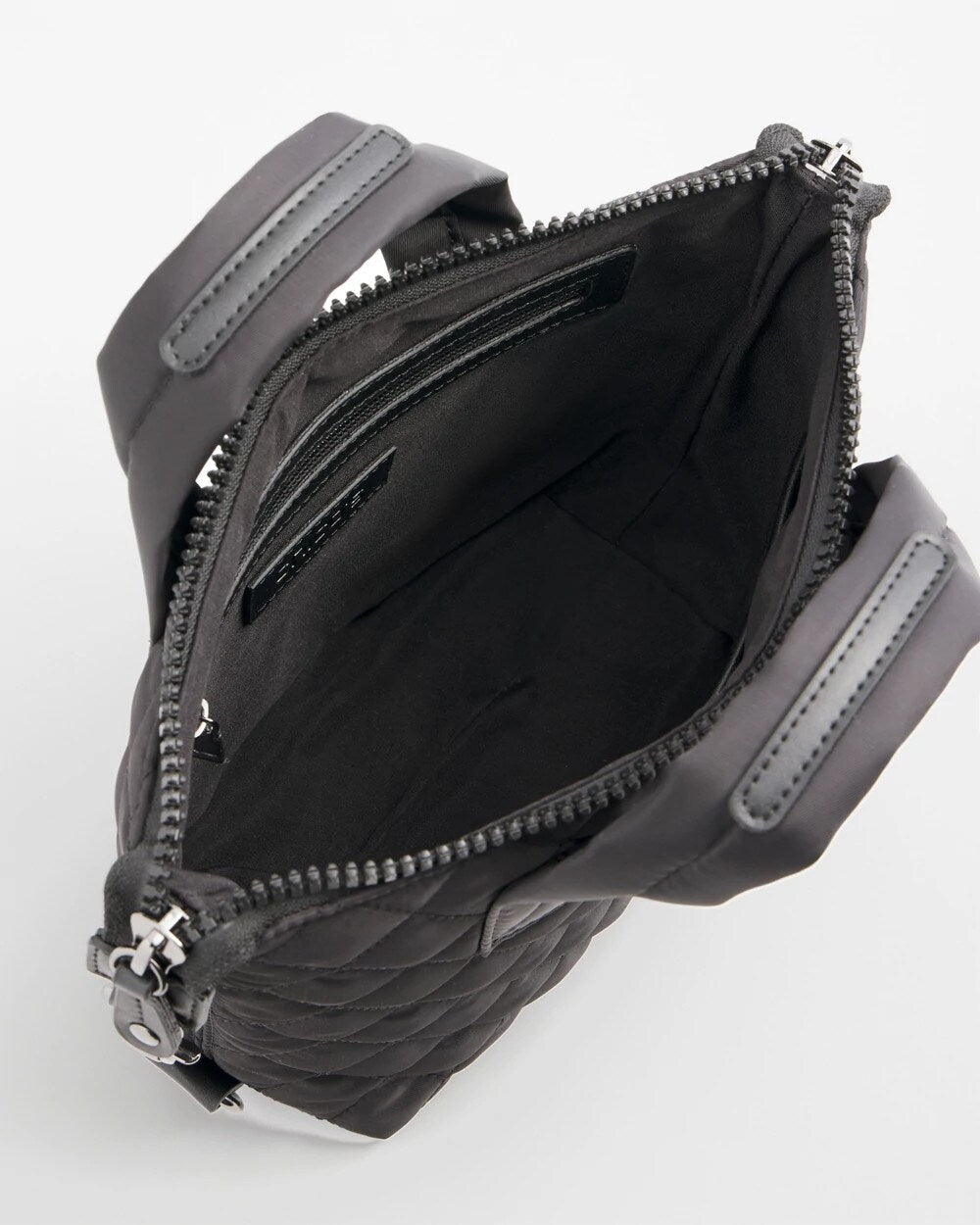 Chico's | Quilted Cross Body Sport Tote Bag/ Black