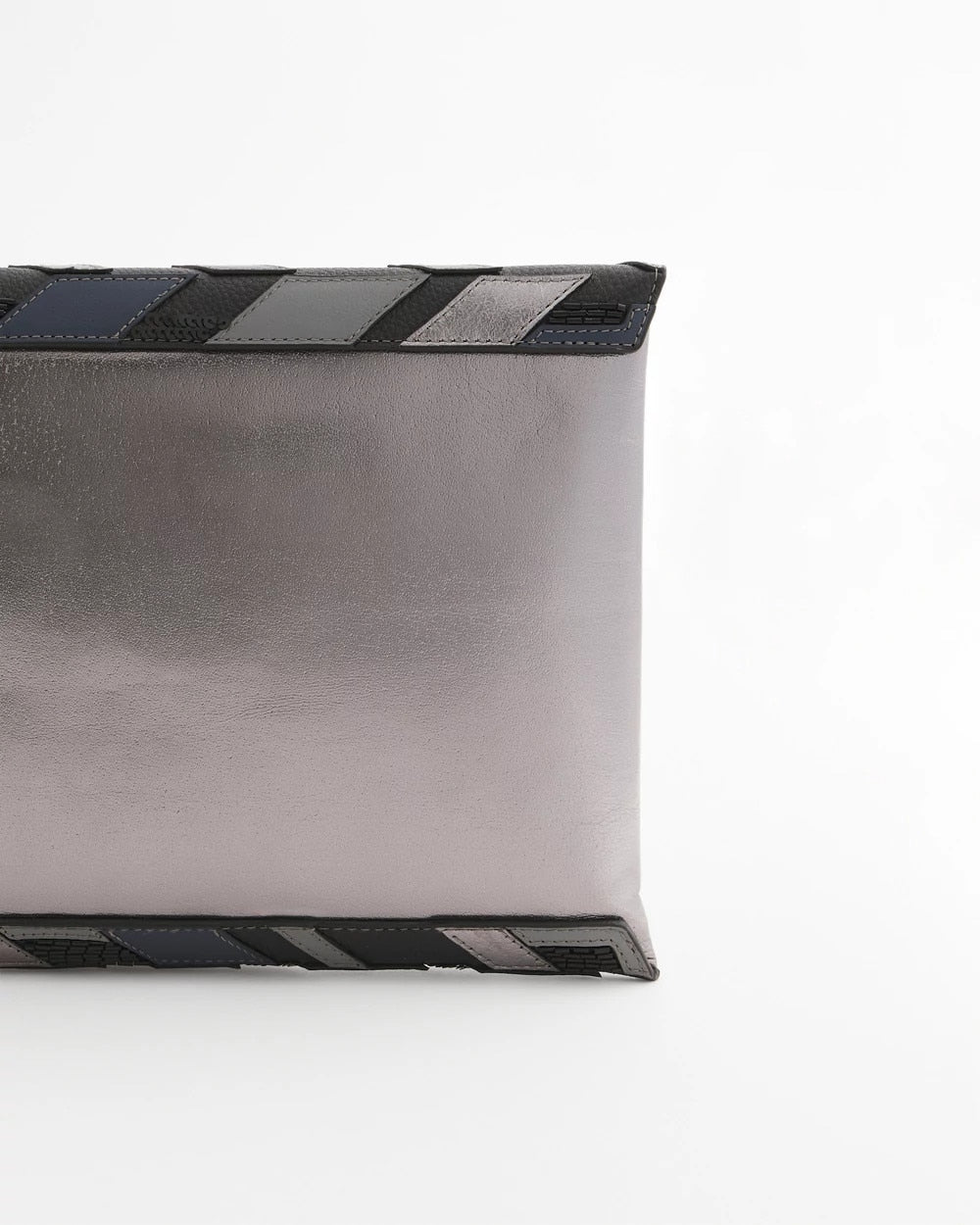 Chico's | Embellished Envelope Clutch/ Metallic
