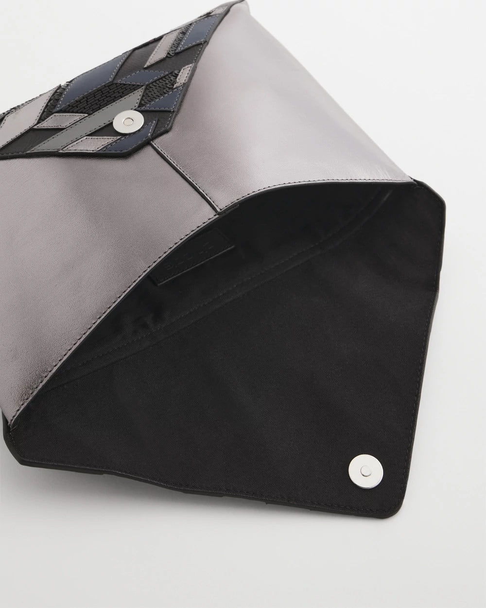 Chico's | Embellished Envelope Clutch/ Metallic