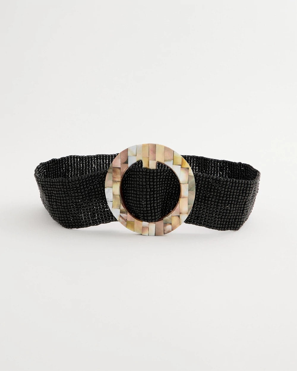 Chico's | Chico's x Romi Oz Stretch Belt/ Black