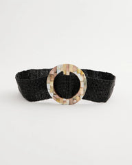 Chico's | Chico's x Romi Oz Stretch Belt/ Black