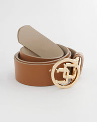 Chico's | CC Reversible Double Keeper Belt/ Neutral