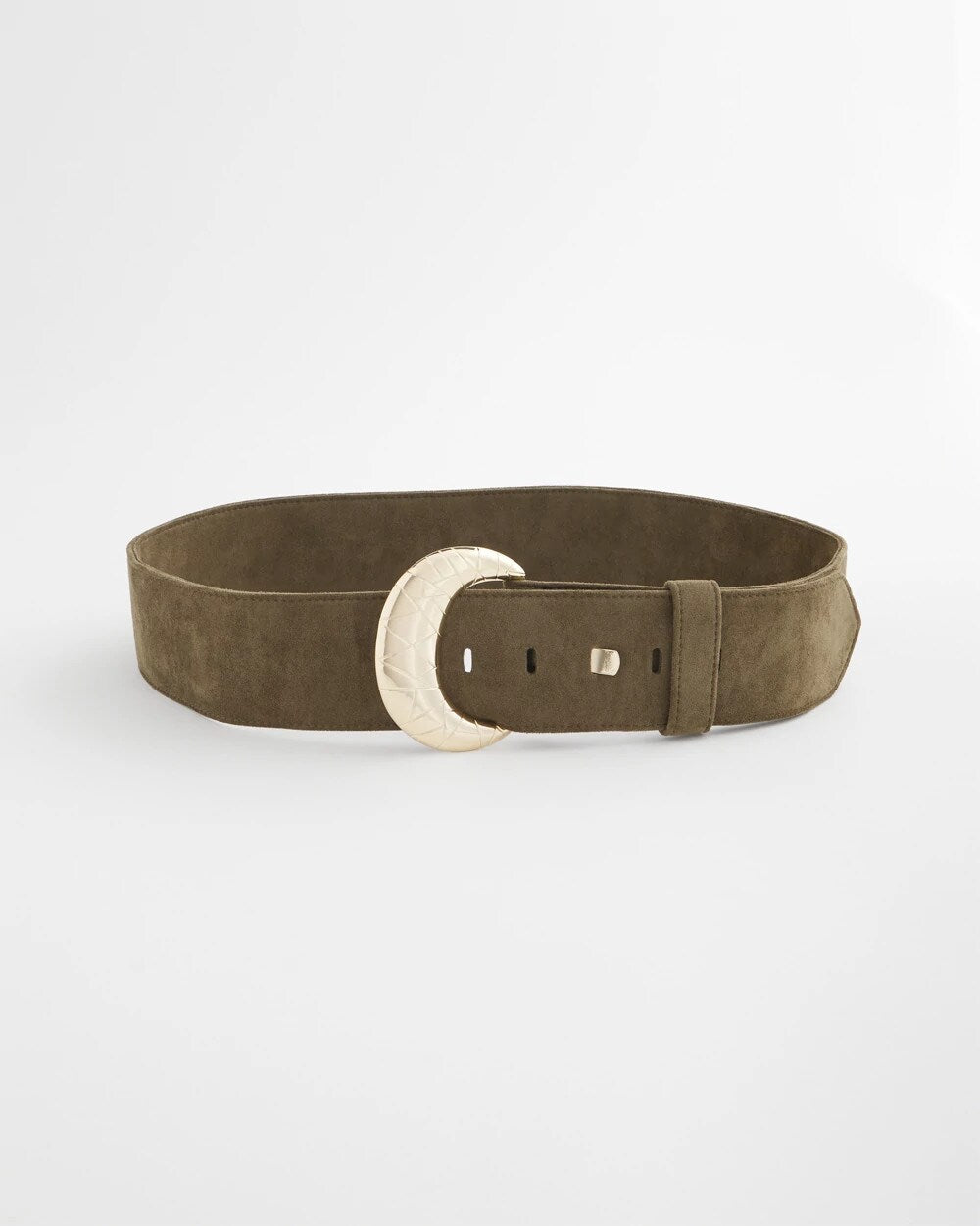 Chico's | Green Faux Suede Sash Belt/ Green