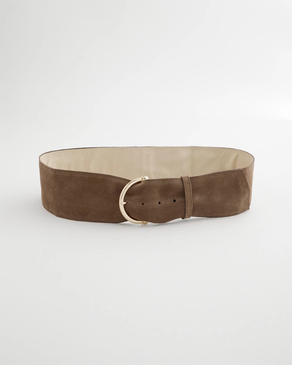 Chico's | Suede Pull Through Sash Belt/ Topaz Smoke