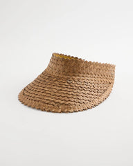 Chico's | Chico's x Romi Santorini Visor Hat/ Brown