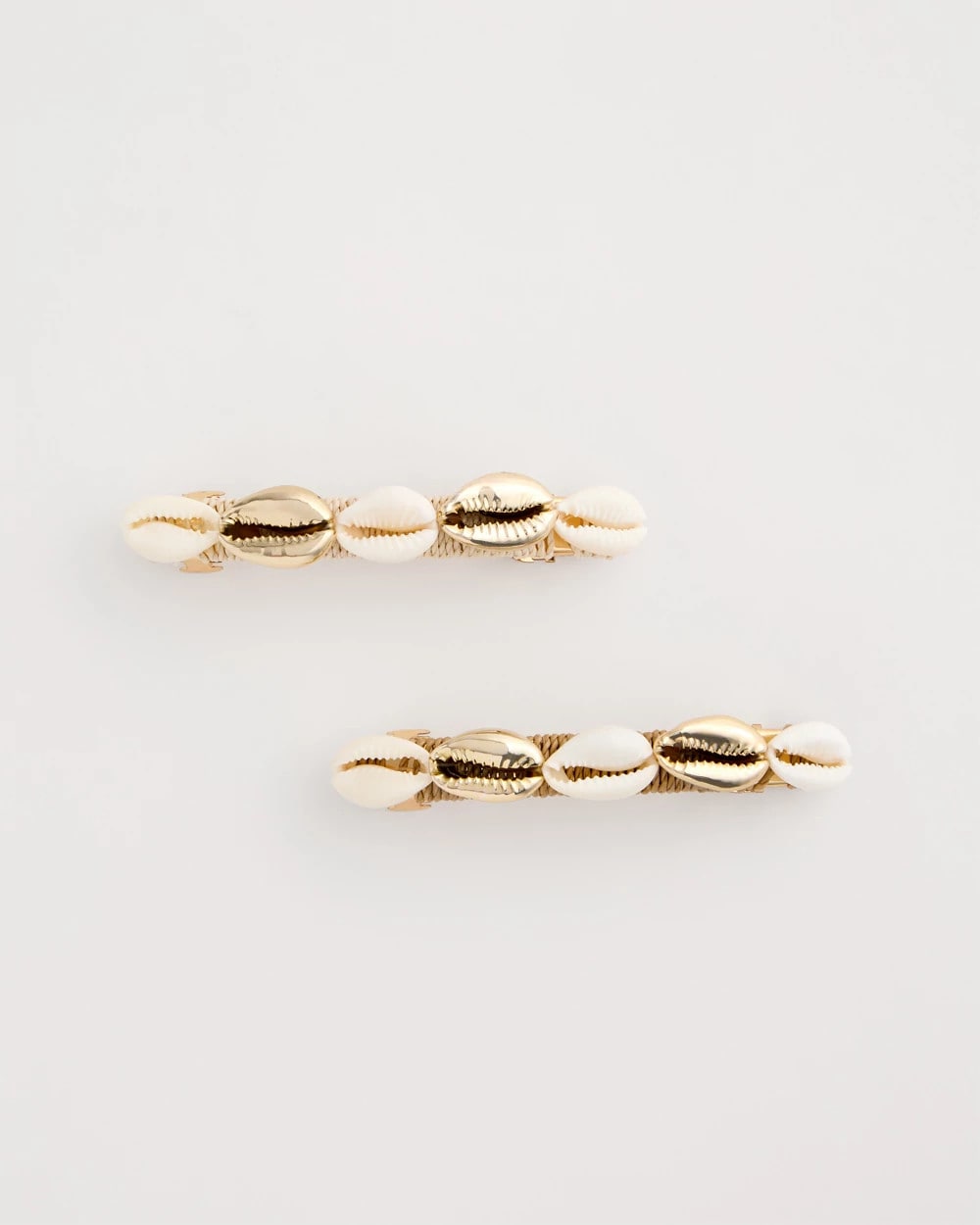 Chico's | Seashell-Inspired Hair Clip Set/ Gold