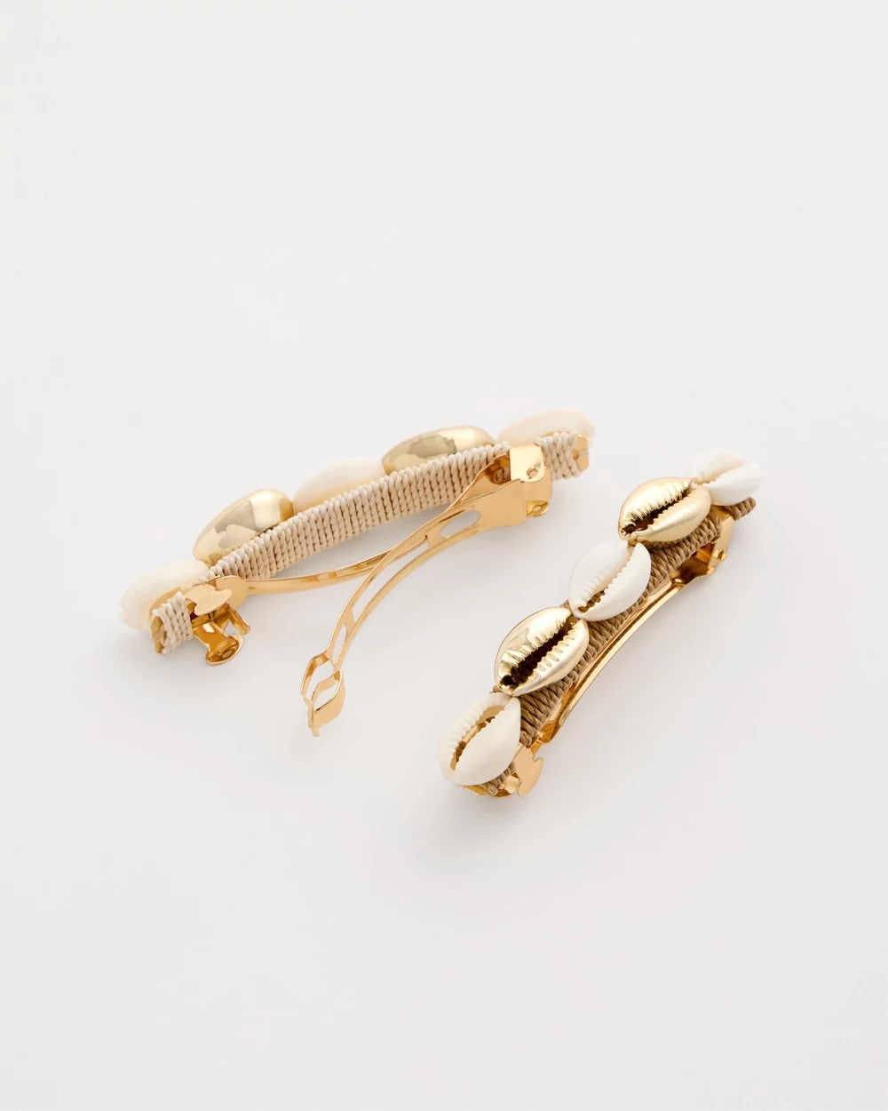Chico's | Seashell-Inspired Hair Clip Set/ Gold