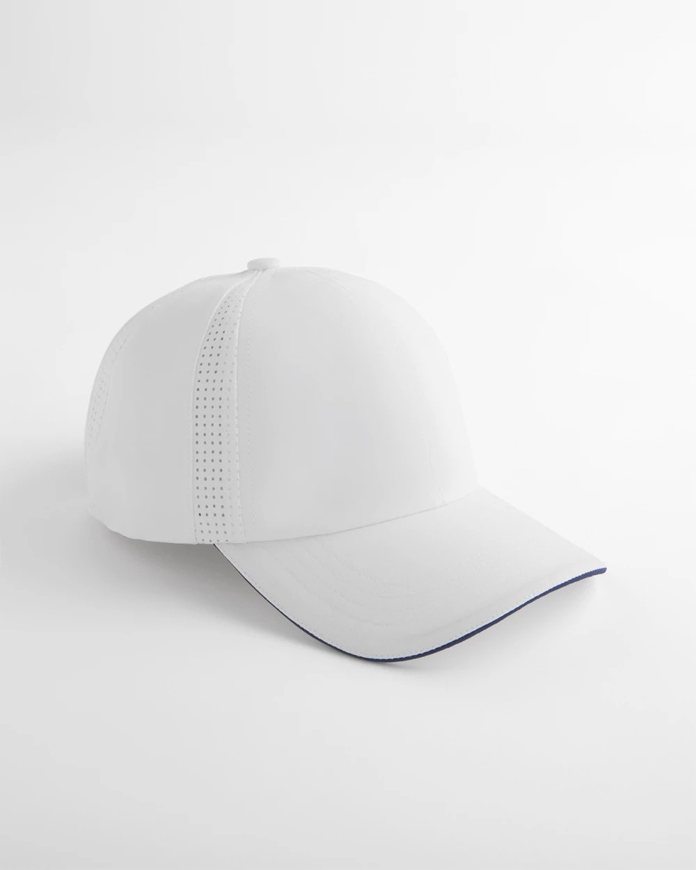 Chico's | Baseball Piping Perforated Sport Hat/ Alabaster