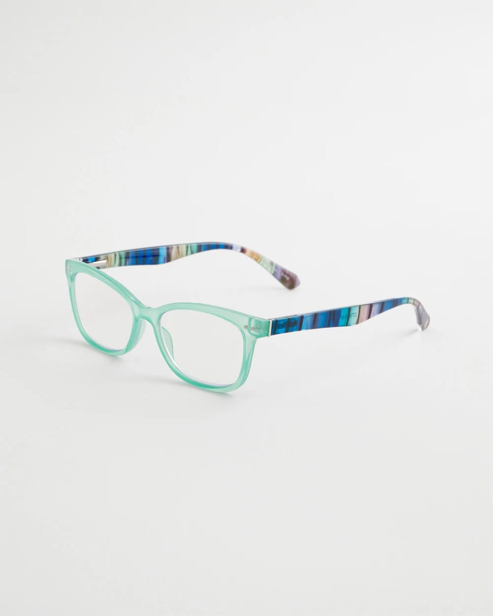 Chico's | Multi-Stripe Square Readers/ Green