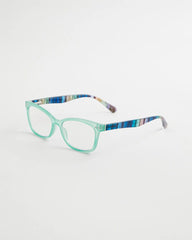 Chico's | Multi-Stripe Square Readers/ Green