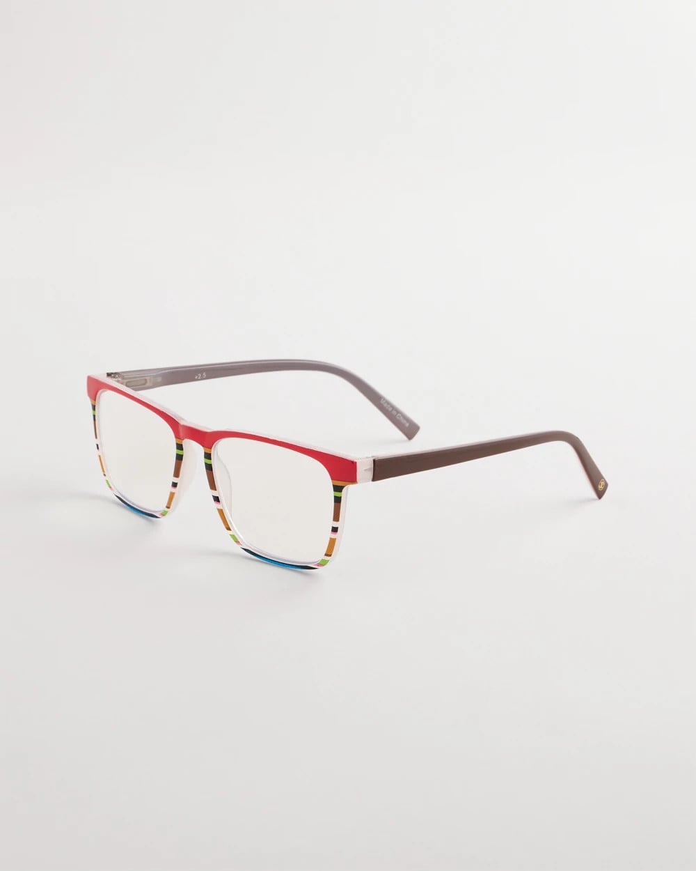 Chico's | Red Striped Readers/ Multi