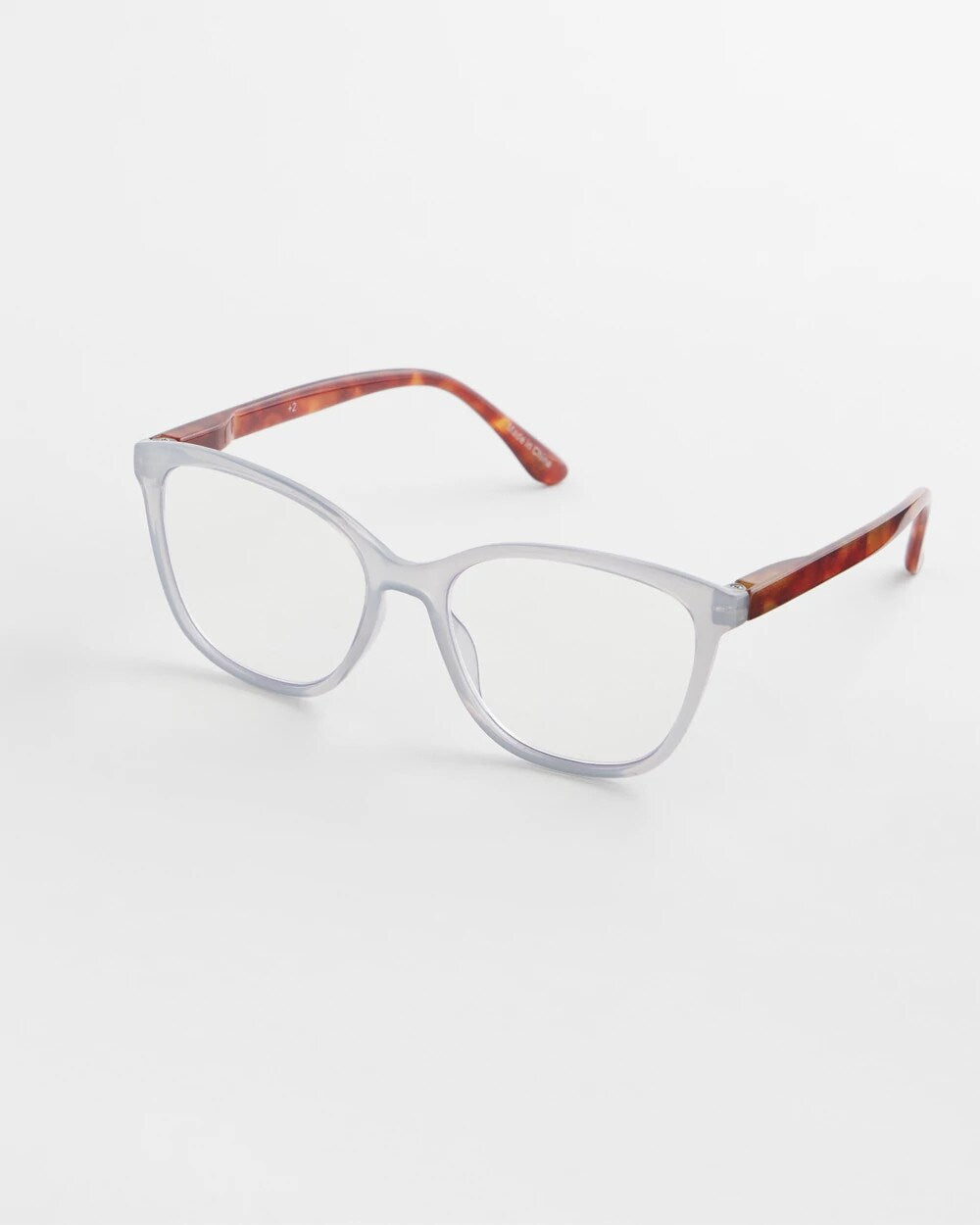 Chico's | Opaque Color Block Readers/ Light Blue