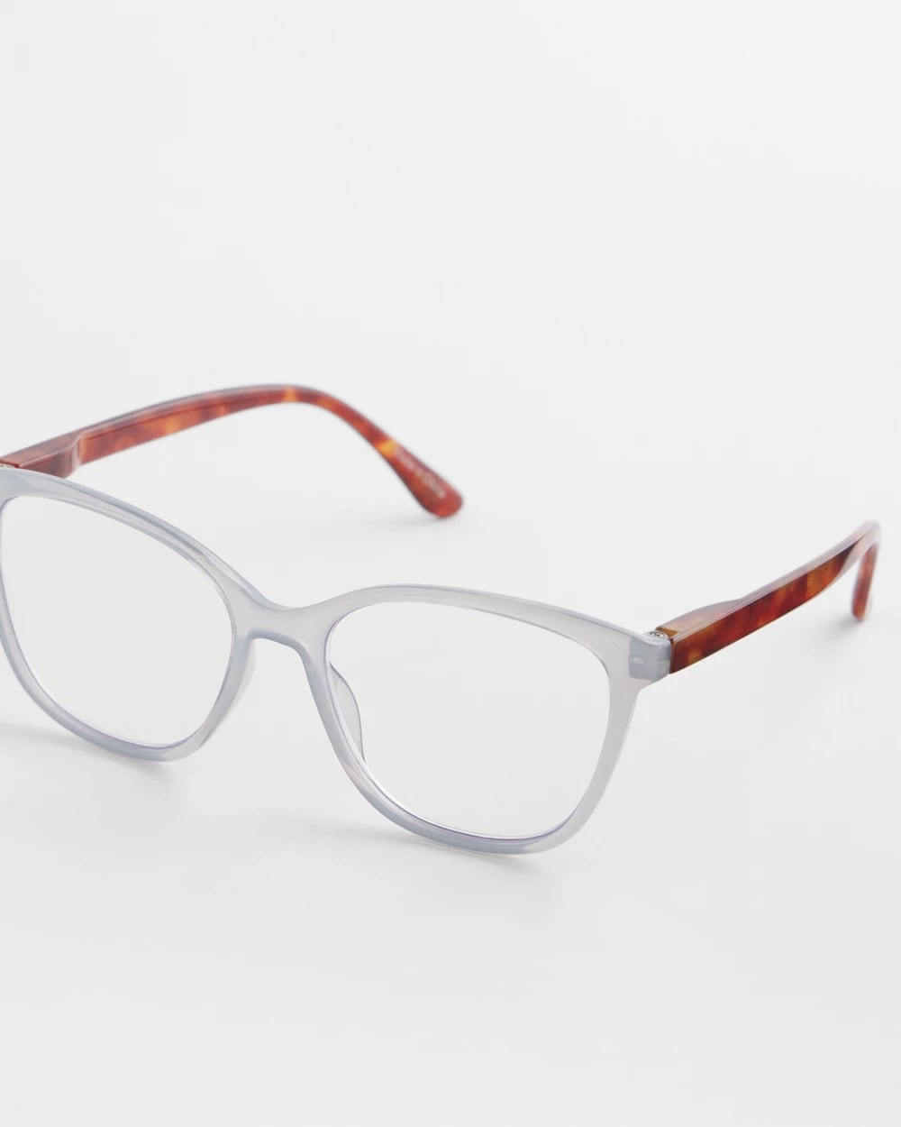 Chico's | Opaque Color Block Readers/ Light Blue