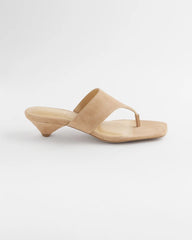 Chico's | Julia Suede Kitten Heel/ Light Tan