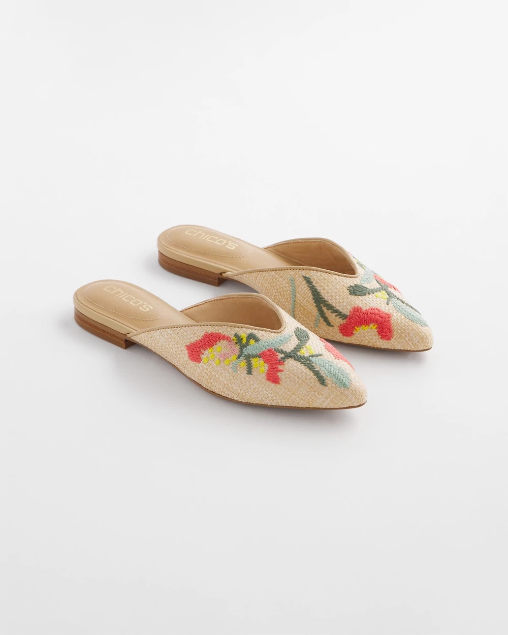 Chico's | Gabby Raffia Mule/ Multi