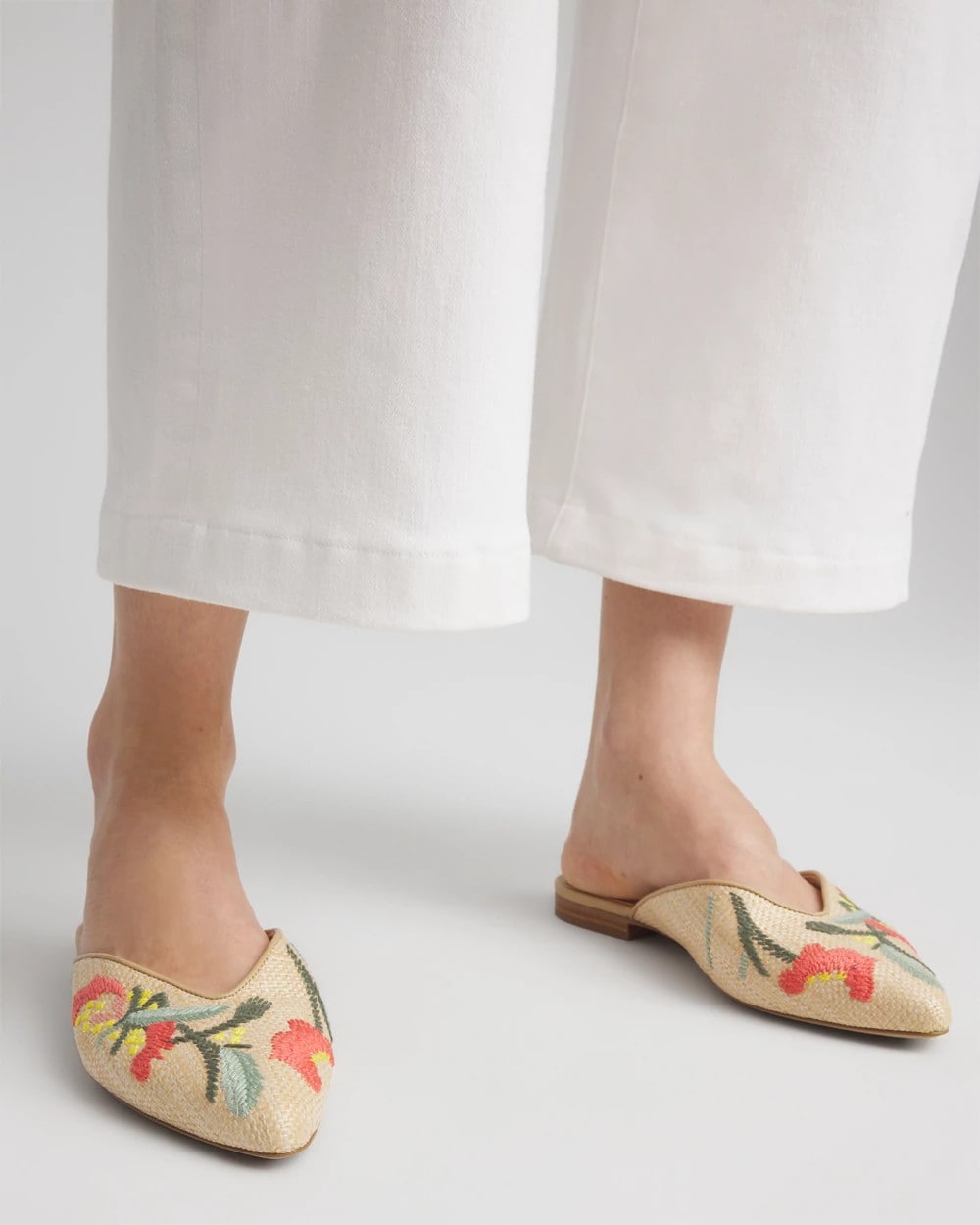 Chico's | Gabby Raffia Mule/ Multi