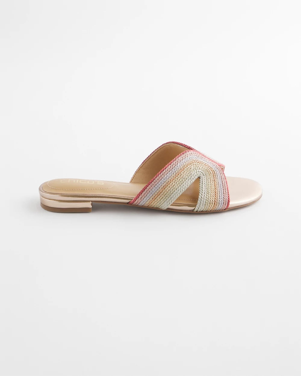 Chico's | Palma Slide Sandals/ Metallic Multi