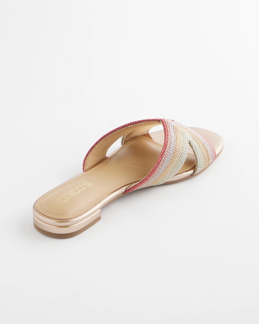 Chico's | Palma Slide Sandals/ Metallic Multi