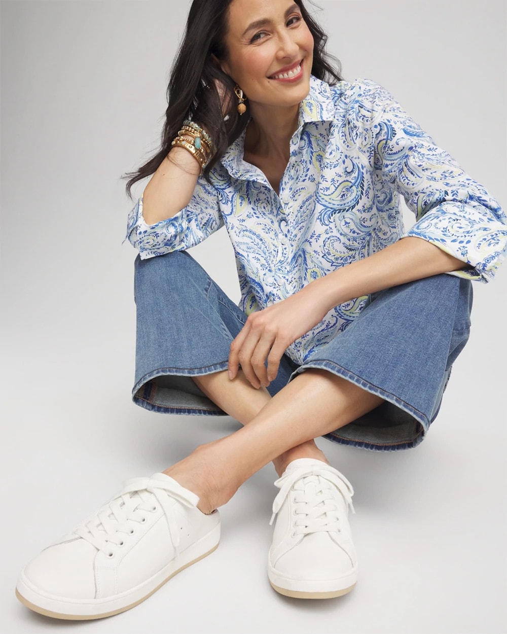 Chico's | Slide-in Sneakers/ Alabaster