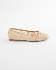 Chico's | Cora Raffia Flats/ Natural