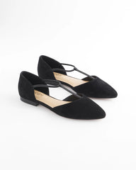 Chico's | Glory Pointed Toe Flats/ Black