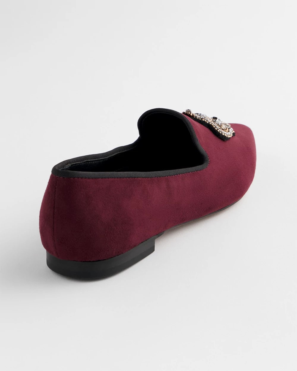 Chico's | Grace Queen Bee Slip-On Loafers/ Blackened Burgundy