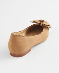 Chico's | Microsuede Ballet Flats/ Caramel Apple