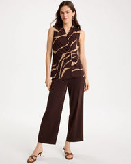 Chico's | Travelers™ Knit Cropped Pants/ Cocoa Bean