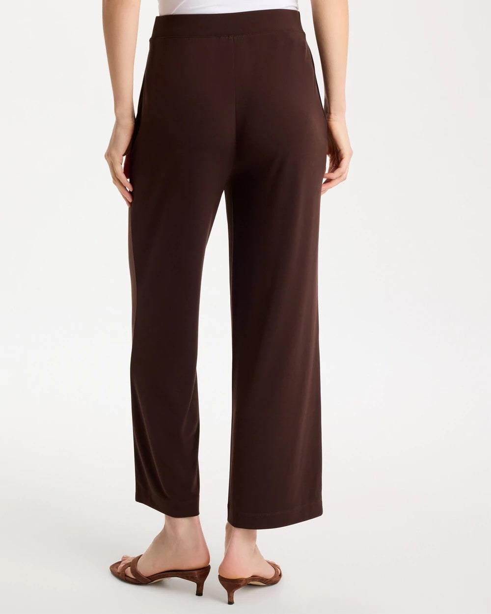 Chico's | Travelers™ Knit Cropped Pants/ Cocoa Bean