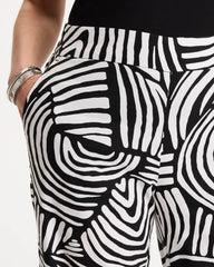 Chico's | Geo Pull-On Wide-Leg Linen Pants/ Alabaster